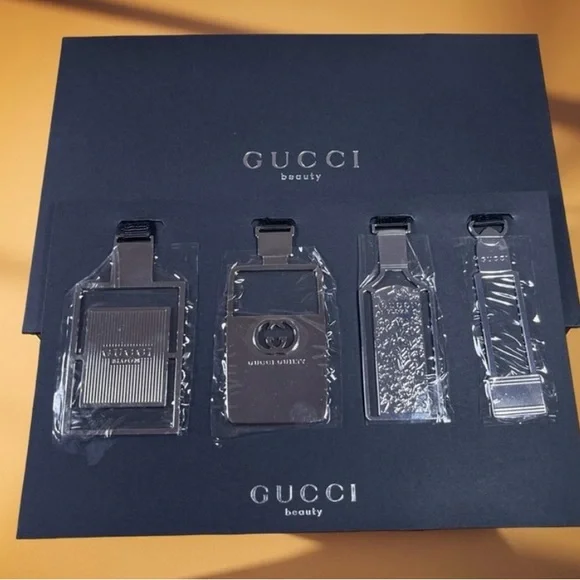 Gucci Silver 4 Piece Bag Charms Set - Picture 3 of 5